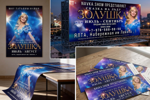 Разработка рекламных материалов для Ледового шоу