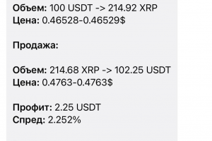 Арбитражный бот с выводом в тг
