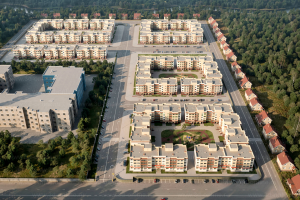 Микрорайон Липецка (вид с птичьего полета)