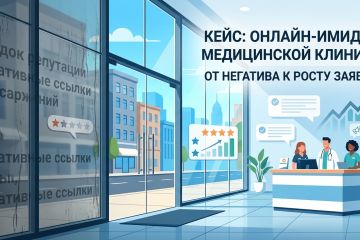 Исправление онлайн имиджа для медицинской клиники.