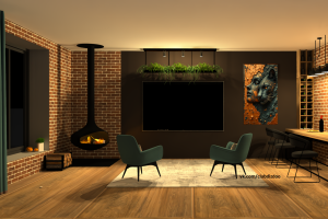 Дизайн проект гостевой комнаты