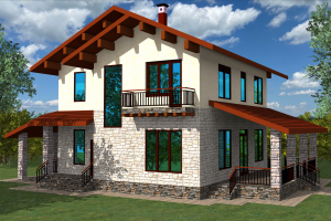 Абрисбюро - проекты коттеджей