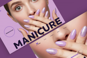 Варианты концепта дизайна сайта маникюрного салона