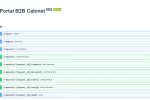 B2B кабинет для заявок, документов и согласований