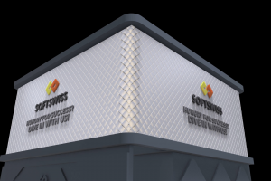 оформление выставочного павильона компании SOFTSWISS