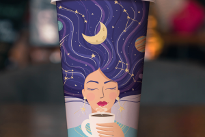 Разработка принтов на стаканчики для "Своей Компании"