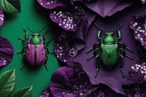 Разработка серии генеративной фотографики в стиле бьюти-фешн, для рекламы