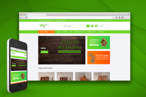 Разработка сайта Изделия из фанеры
