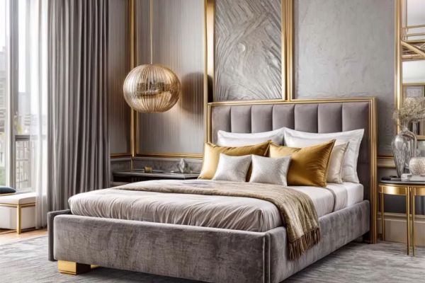 3D визуализация кровати «Золотой сон» для производителя.