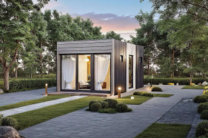 Модульные миры: фотореалистичная 3D-визуализация быстровозводимых домов