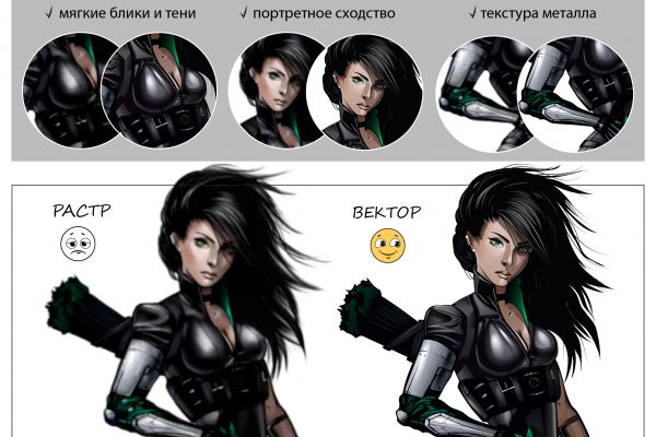 ВЕКТОРИЗАЦИЯ примеры