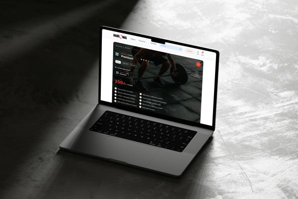 Rasional — дизайн и разработка сайта для фитнес-стартапа
