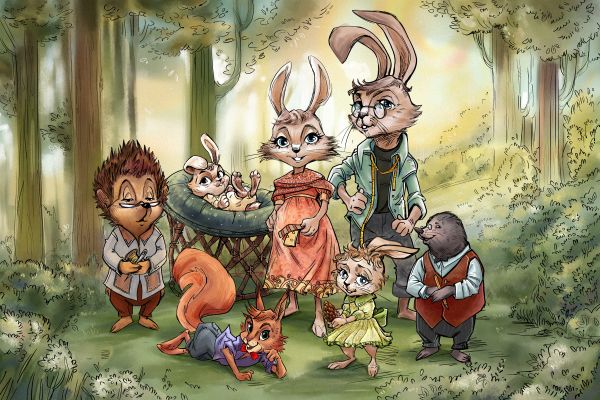 Разработка персонажей и иллюстраций