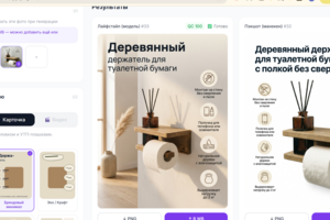 Сервис генерации карточек товара для маркетплейсов с подключением ИИ-моделей по API