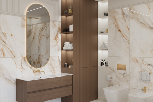 Дизайн проект и визуализация санузла