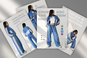 Инфографика для карточки товара "Спортивный костюм"