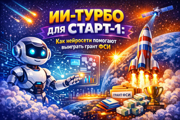ИИ-турбо для СТАРТ-1: Как нейросети помогают выиграть грант ФСИ