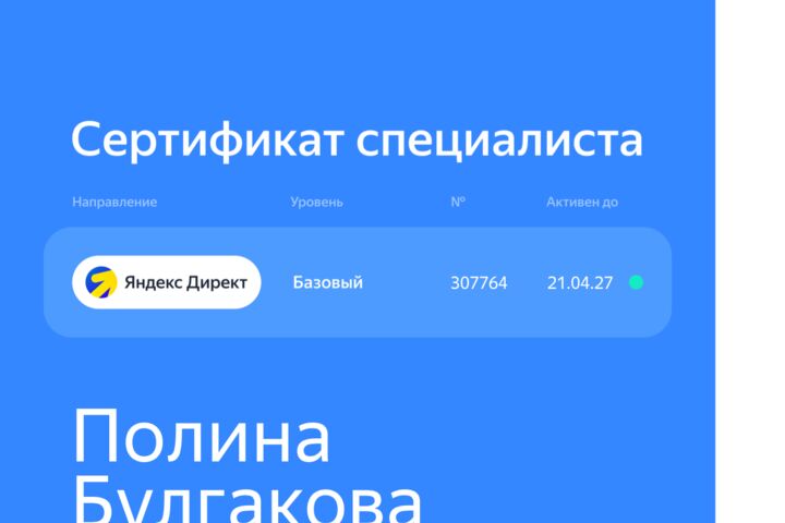 Настройка и ведение рекламной кампании в Яндекс Директ - 5725794