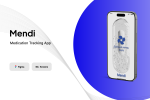 Mendi — UX/UI дизайн приложения для контроля приёма лекарств