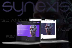 Лендинг для медицинской XR-платформы Synexis