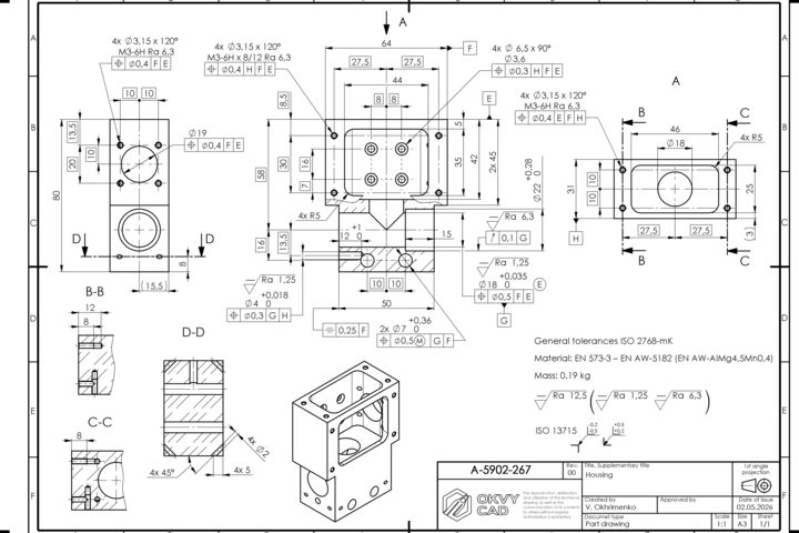 Чертежи по ISO по вашим исходникам - 5728554