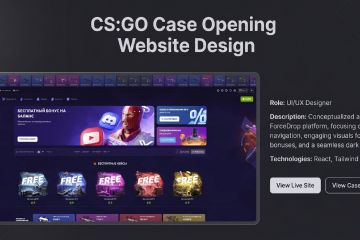 Рестайлинг и адаптивный дизайн сайта для открытия кейсов с игровыми скинами CS:GO