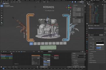 Создание серии промо-иллюстраций и 3D-рендеров для открытия кейсов CS:GO