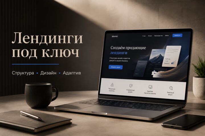 Создание лендингов и сайтов-визиток под ключ - 5729848