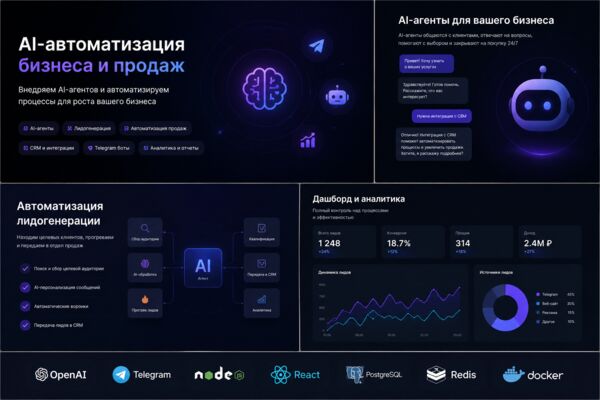 AI-автоматизация бизнеса и привлечение клиентов