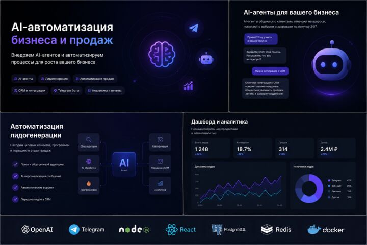 AI-автоматизация бизнеса и привлечение клиентов