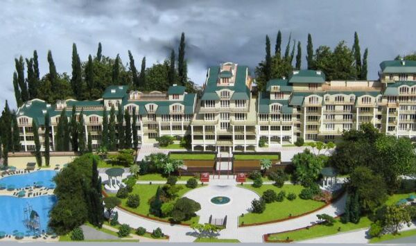 Масштабная модель SPA Отеля