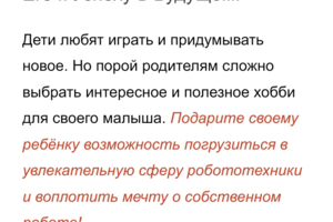 Имиджевая статья