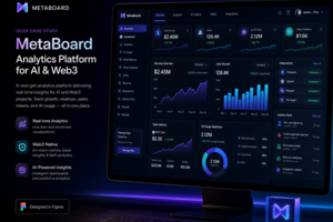MetaBoard — UI/UX-дизайн SaaS-дашборда для AI и Web3-аналитики