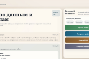 AI_Data_Assistant. Веб-приложение для автоматизации аналитических задач: анализ данных и изображений с построением графиков