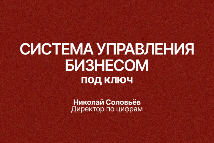 Система управления бизнесом под ключ