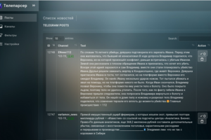 Парсинг Telegram (телепарсер)