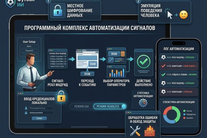 Разработка роботизированного браузера для автоматизации действий по прогнозам