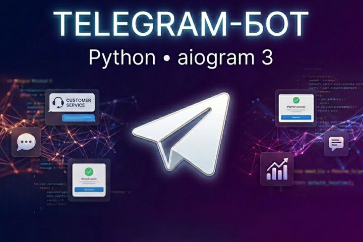 Сделаю Telegram-бота на Python: запись, FAQ, парсер - за 2-3 дня - 5732451