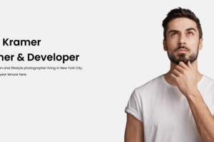 Адаптивный Landing Page на React для персонального бренда (Кейс: Kelvin Kramer)