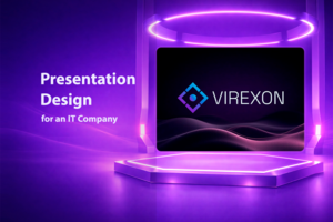 Презентация для технологической компании (UI/UX дизайн)
