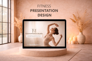 Дизайн презентации для фитнес-студии FemmeMotion Studio