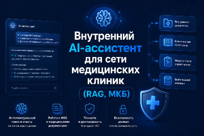 Внутренний AI-ассистент для сети медицинских клиник (RAG, МКБ)