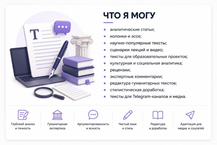 Сильные публицистические тексты: Telegram, медиа, колонки, аналитика