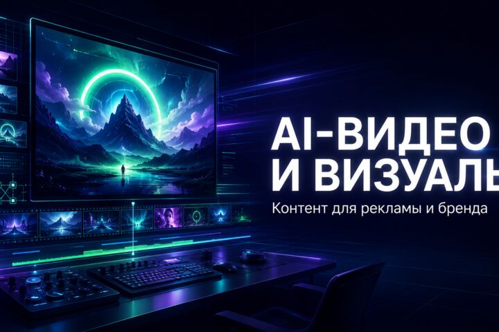 AI-видео и AI-визуалы для рекламы, соцсетей и бренда