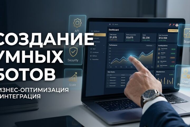 Разработка умных Telegram ботов для бизнеса под ключ