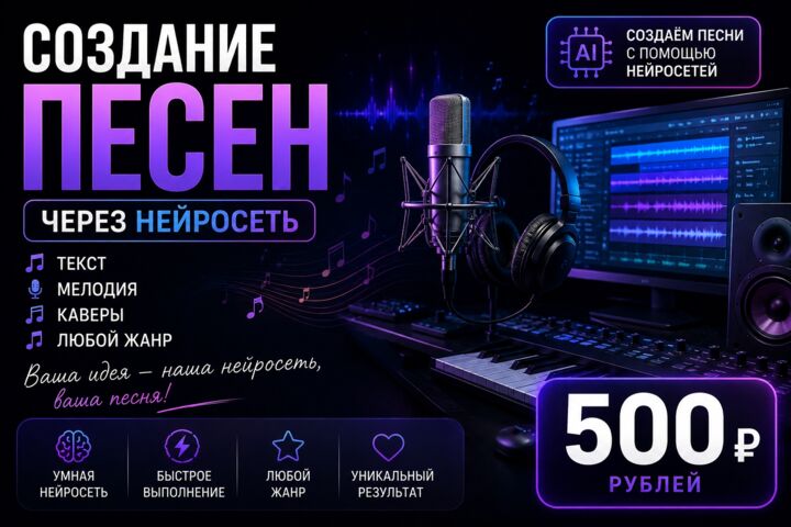 Создание музыки нейросетью