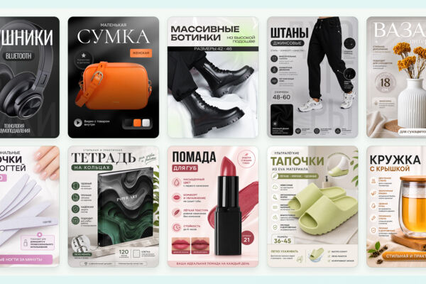 Дизайн карточек товара для маркетплейса