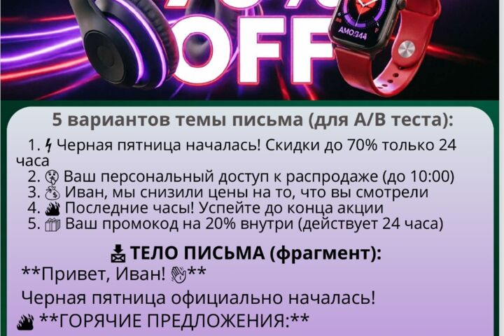 Email-рассылки: цепочки писем, которые продают. Конверсия 12%. - 5735100