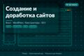 Создание и доработка сайтов: React, WordPress, конструкторы