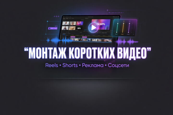 Профессиональный видеомонтаж ролика под ключ - 5738687